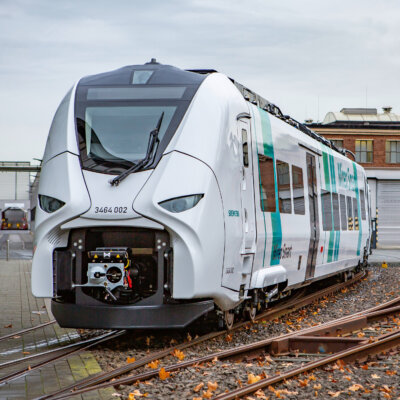 Mireo Smart bei seinem Rollout im Siemens Mobility Werk in Krefeld